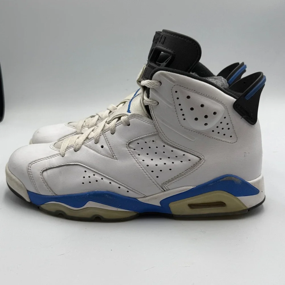 Nike Mens Air Jordan 6 Retro Sport‎ Blue 2014 Sneakers Size 10 384664-107